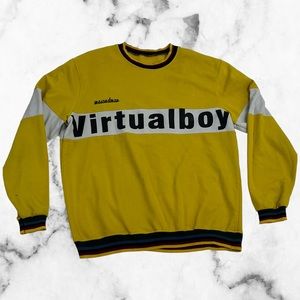 Yellow graphic sweater